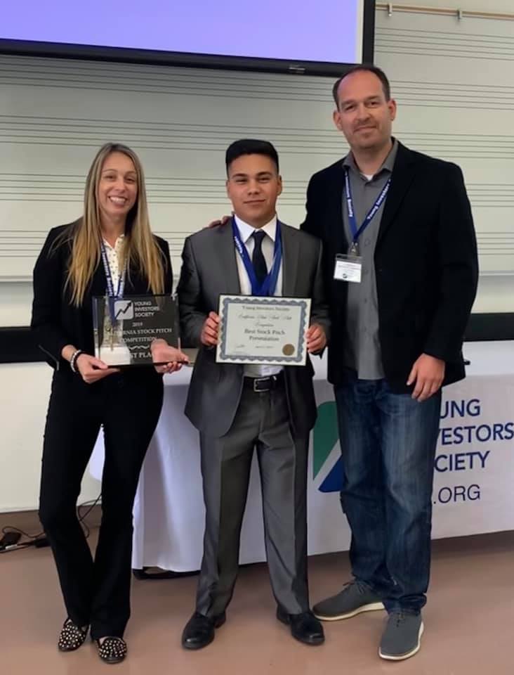 Christian Gomez from Westlake High School Wins California Stock Pitch Competition