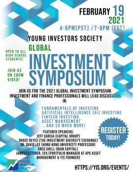 2021 YIS Global Investment Symposium