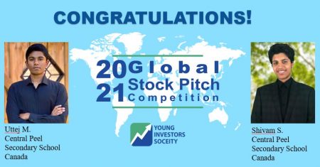 Congratulations to the 2021 YIS Global Stock Pitch Competition Winners!
